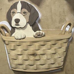 Puppy in Basket